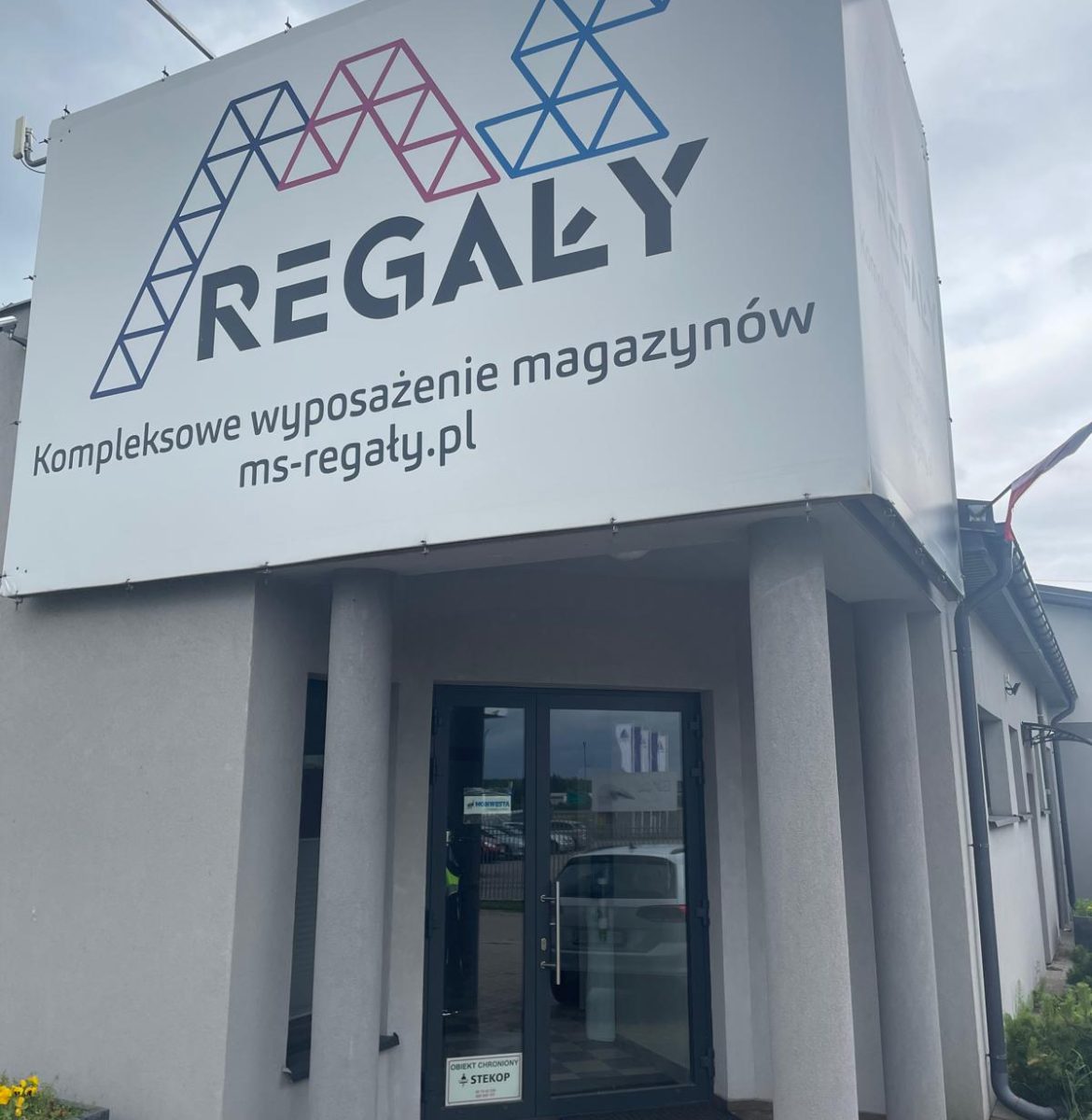 Budynek firmy MS Regały, aktualnie.