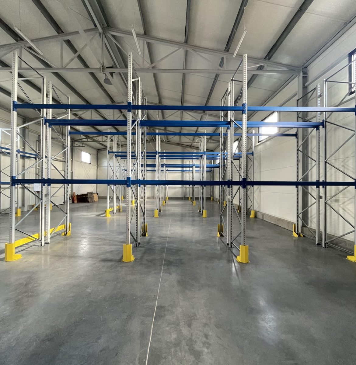 Regały paletowe nośność 2190kg Białystok - magazyn MIR-BEST Bitwy Białostockiej MS Regały Montaż regałów paletowych magazyn części budowlanych Białystok MIR-BEST MS Regały nośność 2190kg