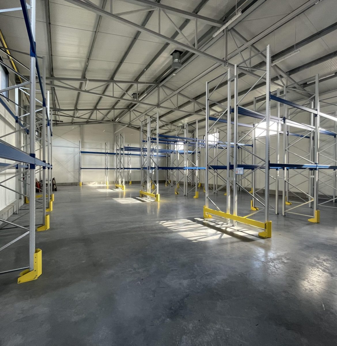 Realizacja regałów paletowych Białystok - gotowy magazyn MIR-BEST Bitwy Białostockiej MS Regały Gotowy magazyn regały paletowe 234 miejsca MIR-BEST Białystok Bitwy Białostockiej MS Regały Podlasie