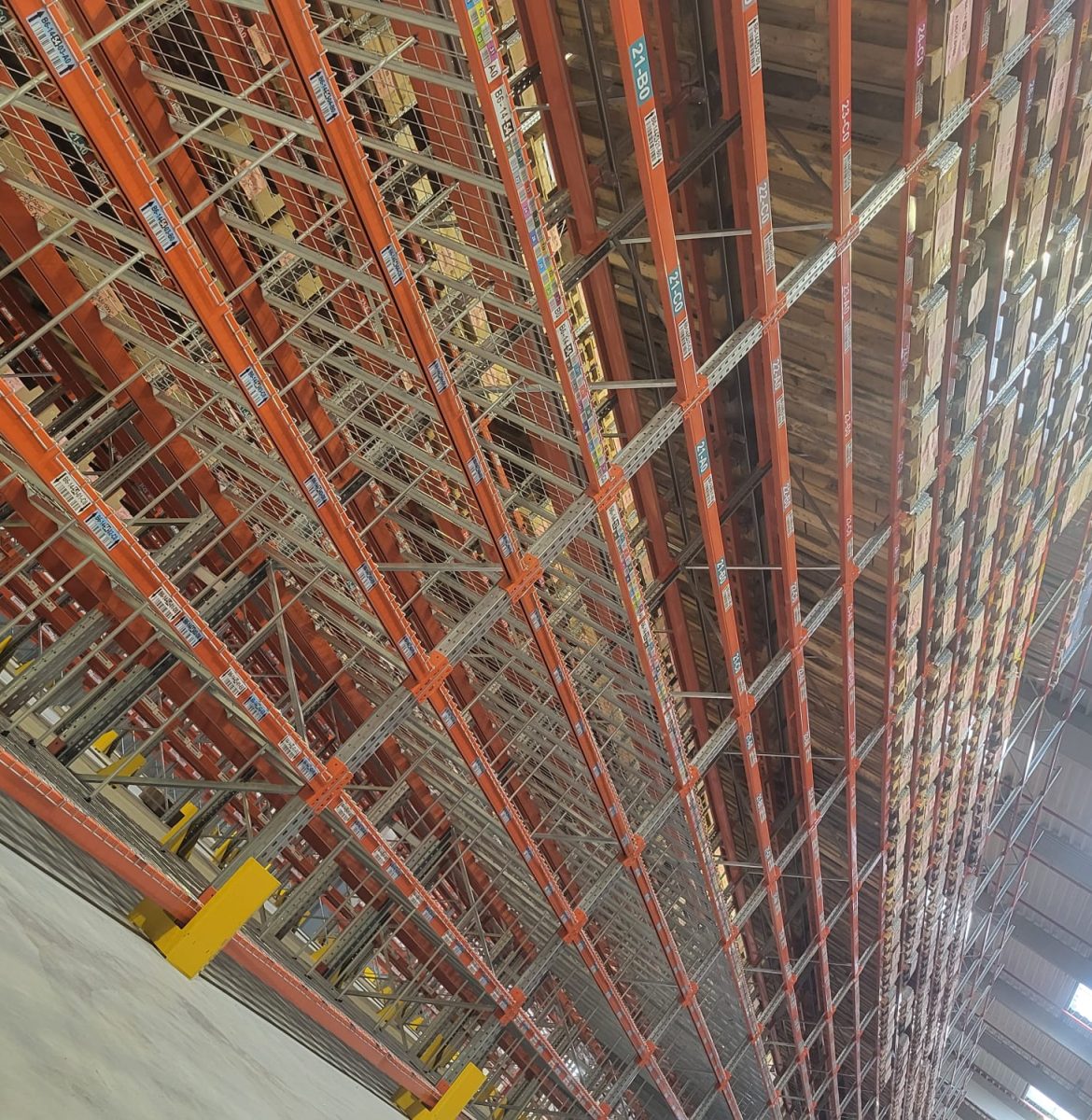 Realizacja centrum logistycznego Metz Francja - regały wspornikowe i paletowe MS Regały Gotowe centrum logistyczne regały wspornikowe paletowe Metz Francja MS Regały projekt międzynarodowy Europa